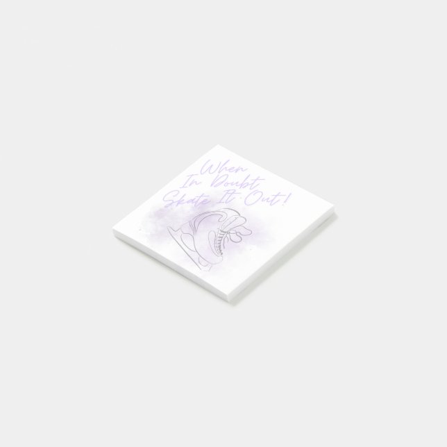 Figur Skating Sticky Notes Post-it Block (Vinklad)