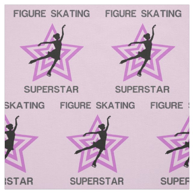 Figur Skating Superstar Fabric Tyg (Provkarta)