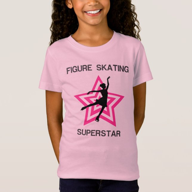 Figur Skating Superstar Girls T-Shirt (Framsida)