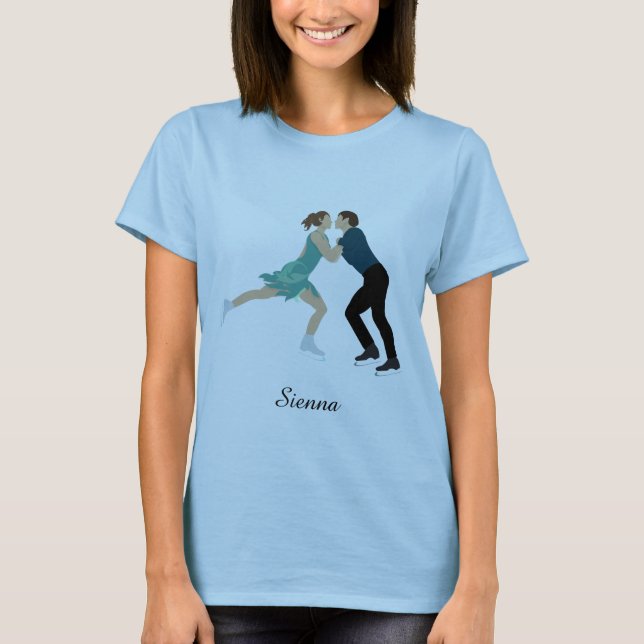 Figur Skating T Shirt (Framsida)