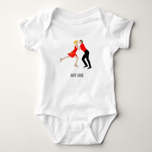 Figur Skating T Shirt (Framsida)