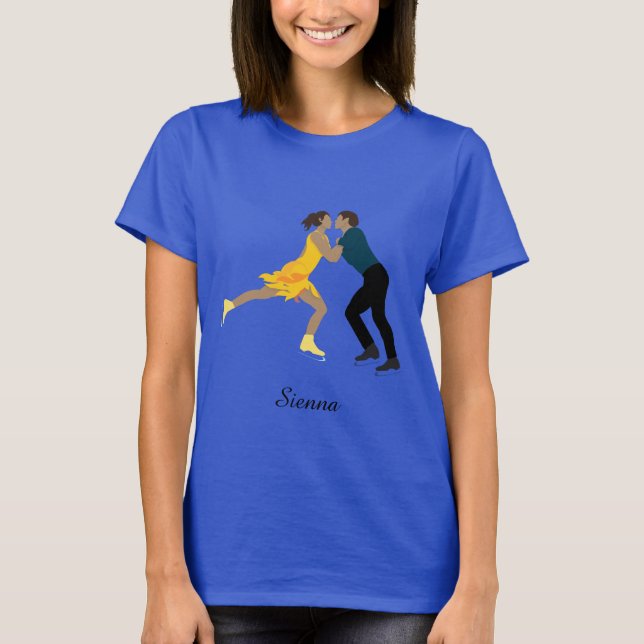 Figur Skating T Shirt (Framsida)