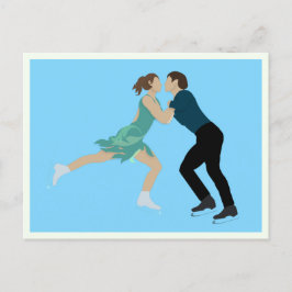 Figur Skating Vykort