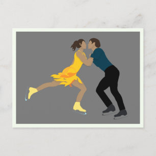 Figur Skating Vykort