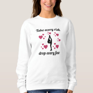 Figur-skisser för flickorna Ice Figur Skater T Shirt