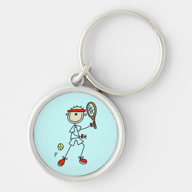 Figur Tennis Serve Nyckelring (Framsidan)