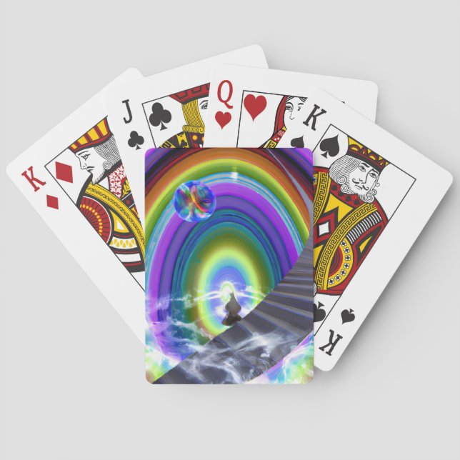 Figur vid Inter-Dimensional Stargate Casinokort (Baksidan)