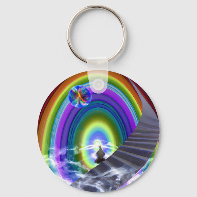 Figur vid Inter-Dimensional Stargate Nyckelring (Framsida)