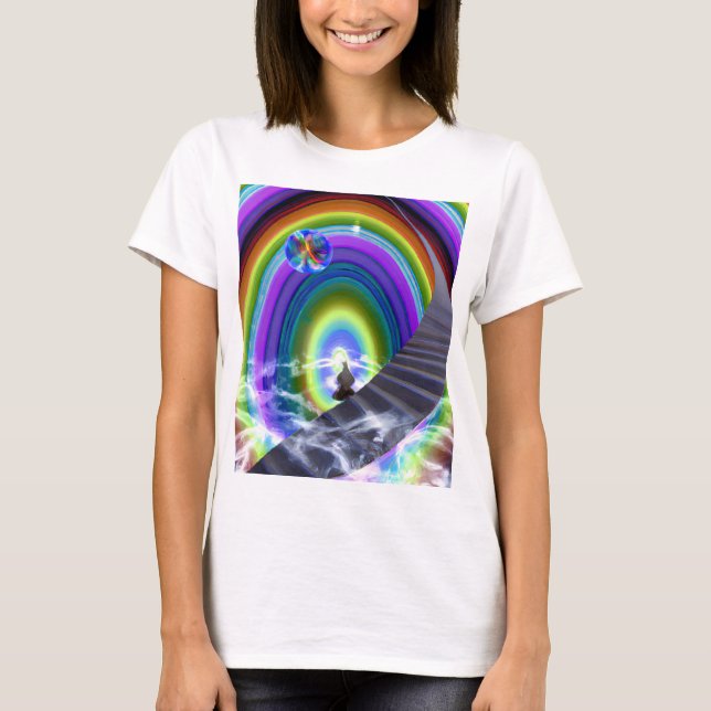 Figur vid Inter-Dimensional Stargate T Shirt (Framsida)
