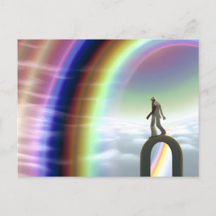 Figur vid Inter-Dimensional Stargate Vykort