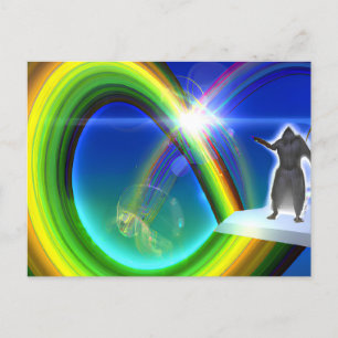 Figur vid Inter-Dimensional Stargate Vykort