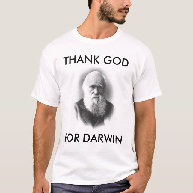 figure7-darwin TACKAR GUDEN, FÖR DARWIN T-shirt (Framsida)