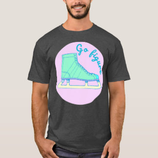 Figure Ice Skating Heart Figure Skater Love Gift T Shirt