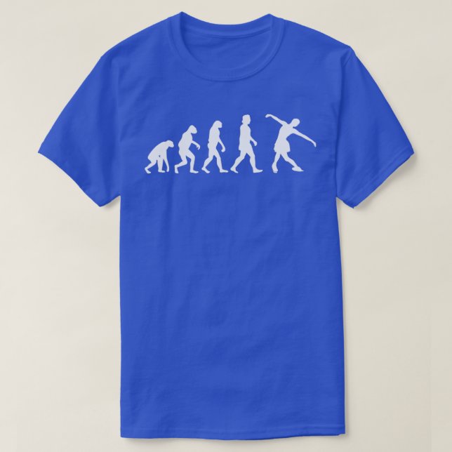 Figure Skating Evolution T Shirt (Design framsida)