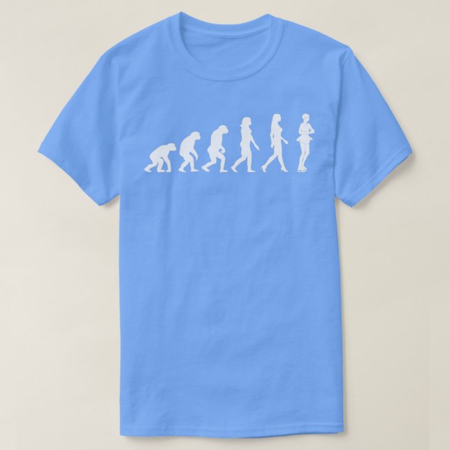 Figure skating figure skating women evolution t shirt (Design framsida)