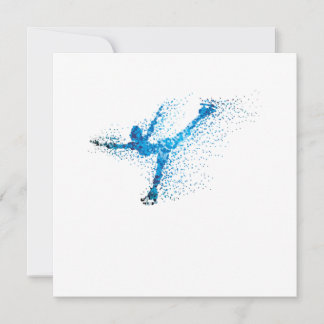 Figure Skating Girl Winter Sports Gift Inbjudningar