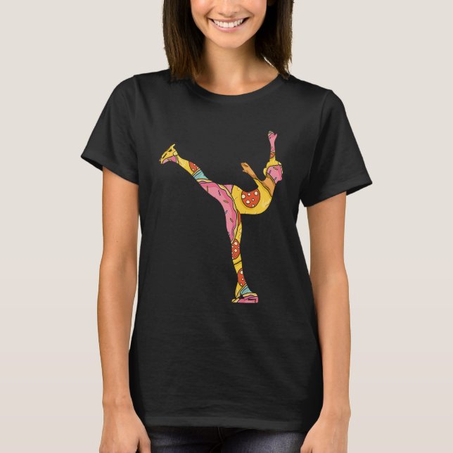 Figure Skating Girls And Women Ice Skating  1 T Shirt (Framsida)