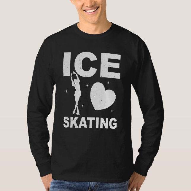 Figure Skating Ice Skating Girls Figure Skating  1 T Shirt (Framsida)