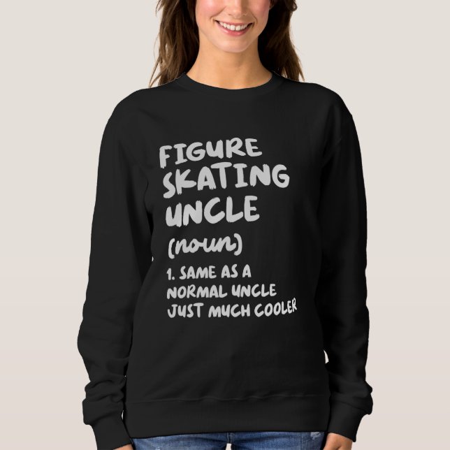 Figure Skating Uncle Definition   Sports T Shirt (Framsida)