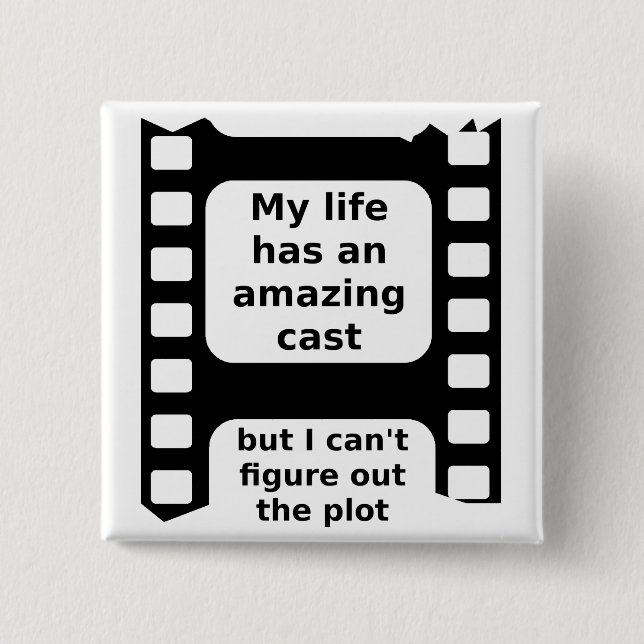 Figuren ut den roliga täppan knäppas emblem knapp (Framsida)