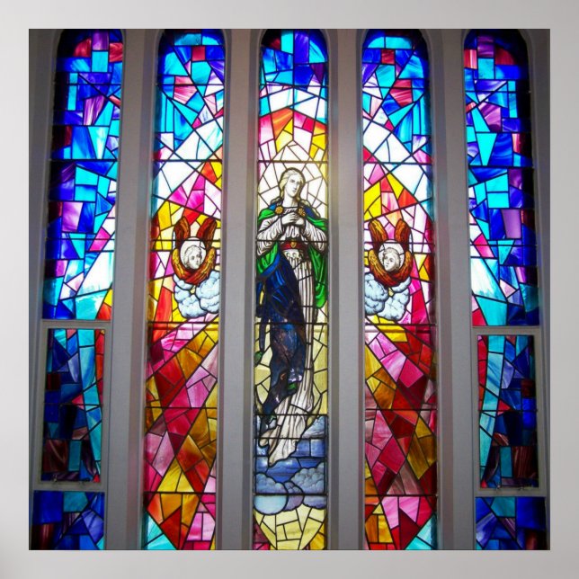 Figurer i glasrutan Poster (Framsidan)