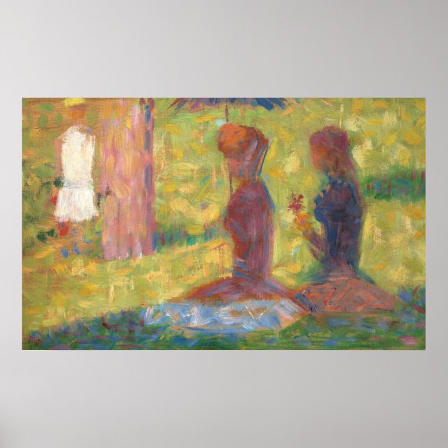 Figurer, La Grande Jatte - Georges Seurat Fine Art Poster (Framsidan)