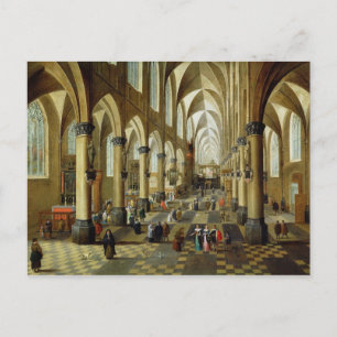 Figurer samlades in i Insida i kyrkan Vykort