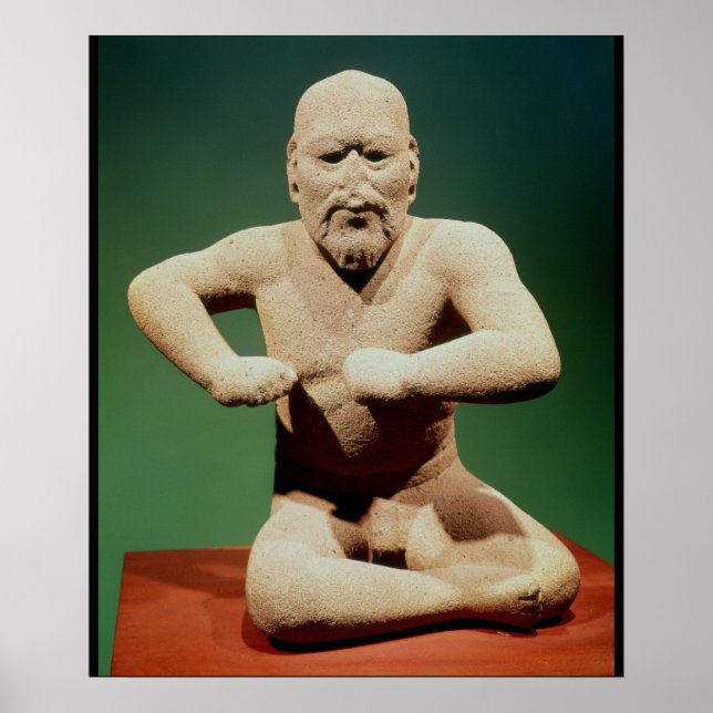 Figurin av en brottare poster (Framsidan)