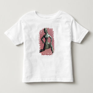 Figurin av en flicka som springer. tee shirt