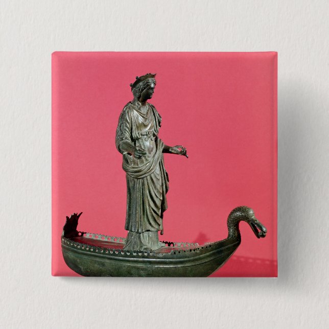 Figurine av gudinnan Sequana Knapp (Framsida)