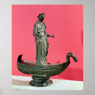 Figurine av gudinnan Sequana Poster