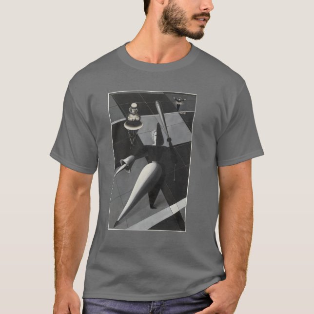 Figurinen im Raum Studie zum Triadischen Ballett O T Shirt (Framsida)