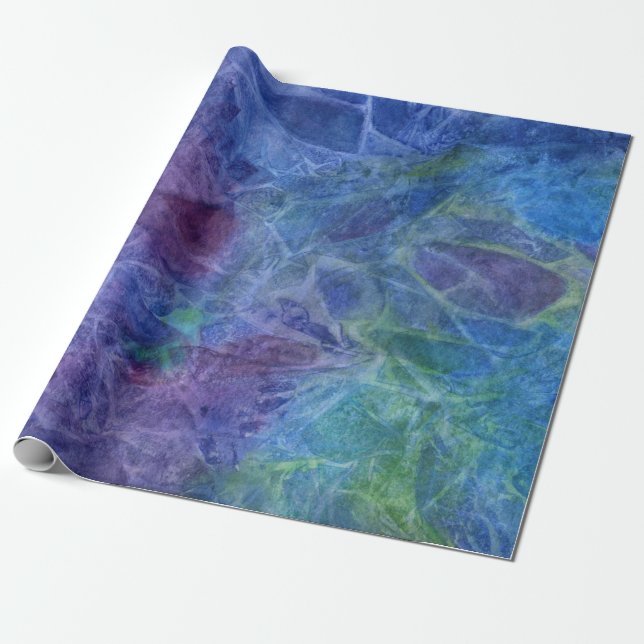 Figursätt papper avslappnad färgen batik färg cosm presentpapper (Utrullad)