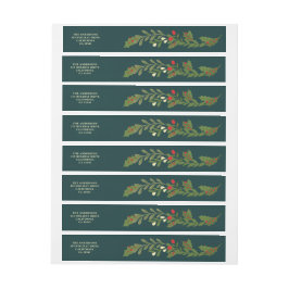 Figursätt runt Adressetiketter, klassiskt - 1 tum  Etikettband