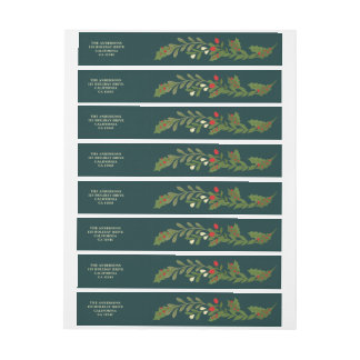 Figursätt runt Adressetiketter, klassiskt - 1 tum  Etikettband