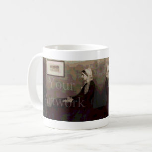 Figursätt runt foto kaffemugg