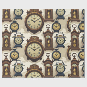 Figursätta Papper för lås för Papper Vintage Presentpapper