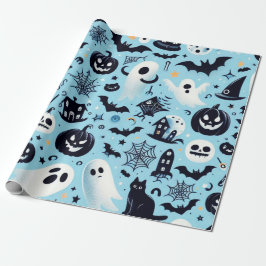 Figursätta Papper Halloween Presentpapper