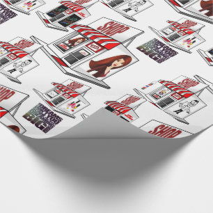 Figursätta papper Stylist Presentpapper
