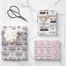 Figursätta Pappert Lakan uppsättning med 3