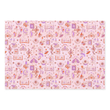 Figursätta Pappert plattformat Lakan av 3