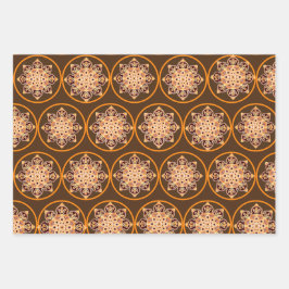 Figursätta Pappert plattformat Lakan av 3