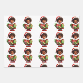 Figursätta Pappert plattformat Lakan av 3