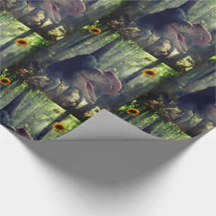 Figursätta pappra dinosaurier presentpapper