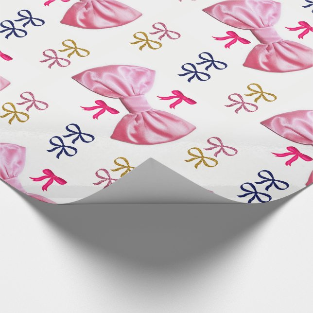 Figursätta pappra rader presentpapper (Hörn)