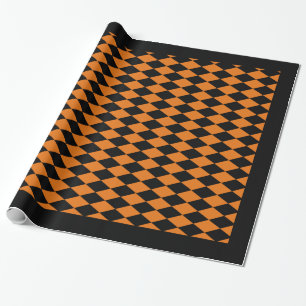 Figursättning av Papprare, 30 x 6 tum SVART & ORA Presentpapper