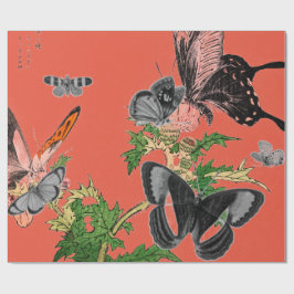 Figursättning av Papprare SMÖTTER OCH RÖDA JAPANES Presentpapper