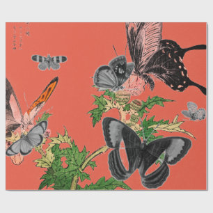 Figursättning av Papprare SMÖTTER OCH RÖDA JAPANES Presentpapper