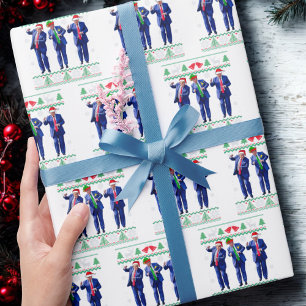 Figursättning av Trump Dance Gift-sats Presentpapper