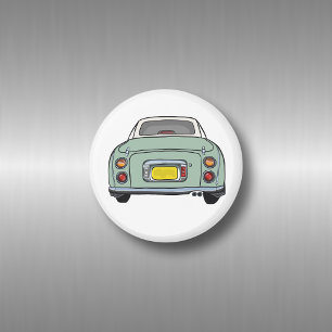 Figursättning Cute Emerald Grönt Figaro Car Magnet